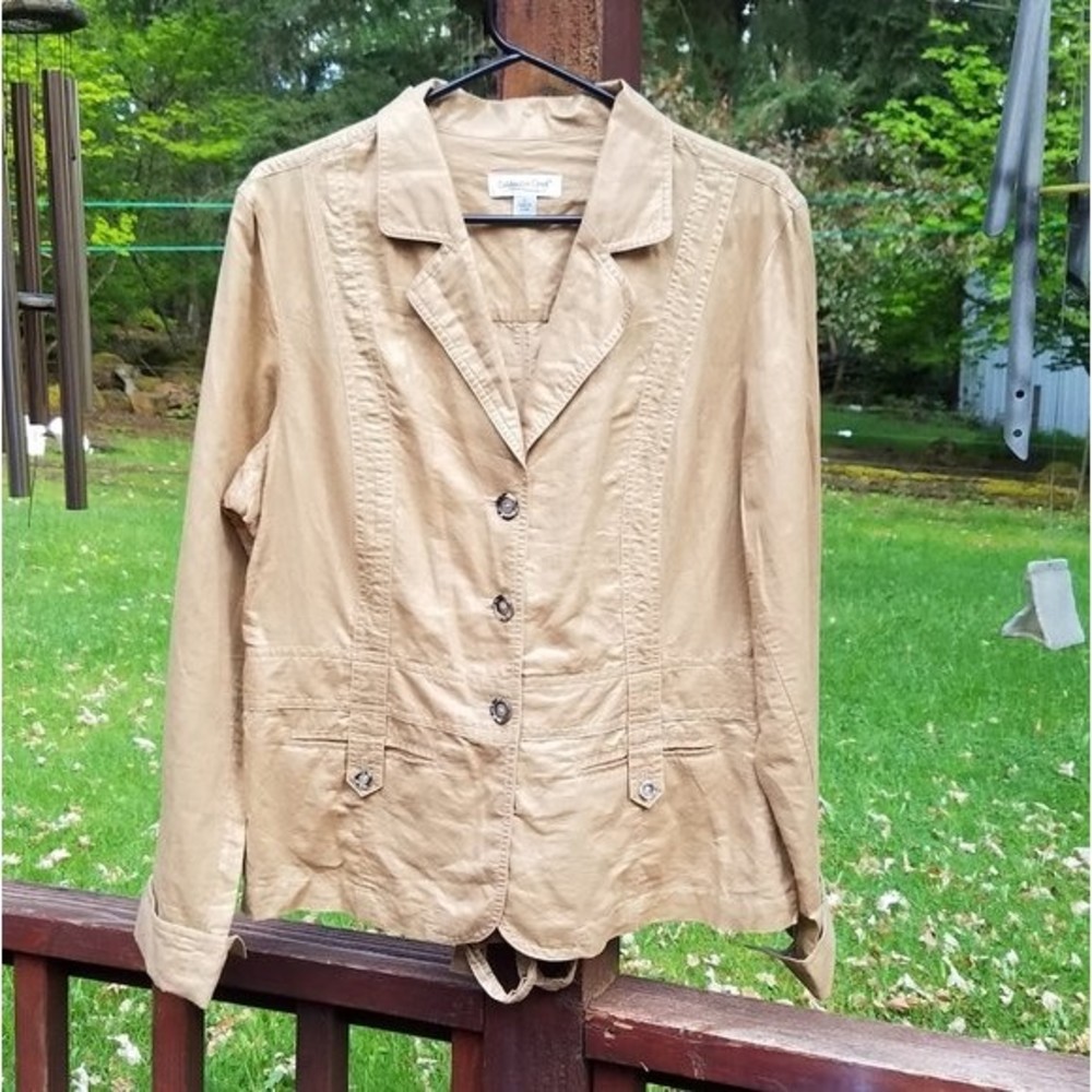 Coldwater Creek Gold Jacket- Large